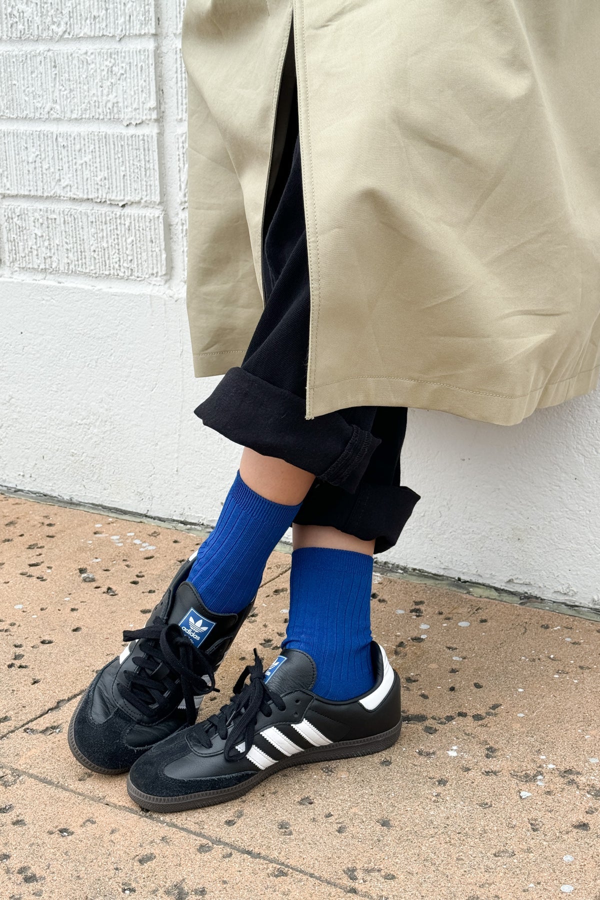 LEBON SHOPPE HER SOCK COLBALT