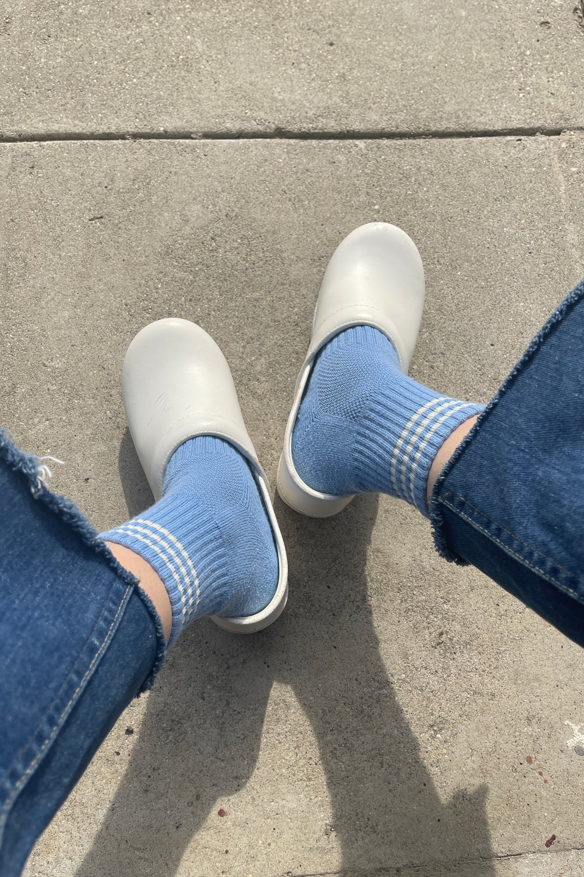 LE BON SHOPPE GIRLFRIEND SOCKS PARISIAN BLUE
