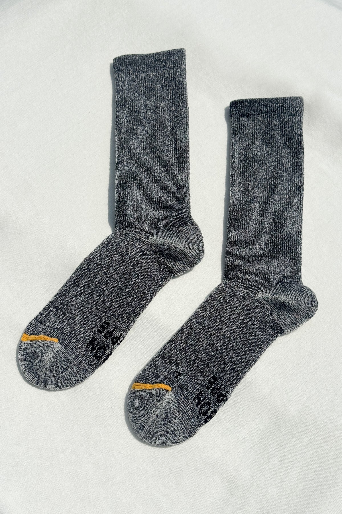 LEBON SHOPPE CAMPER SOCKS CHARCOAL
