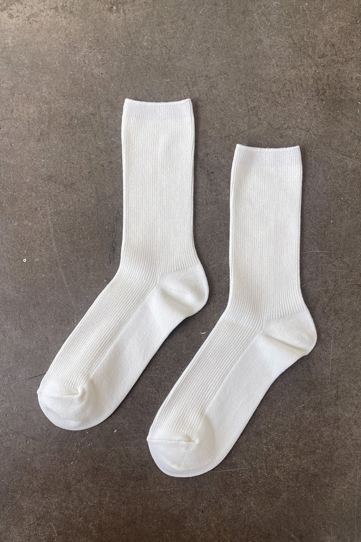LEBON SHOPPE CRISP STEP SOCK WHITE