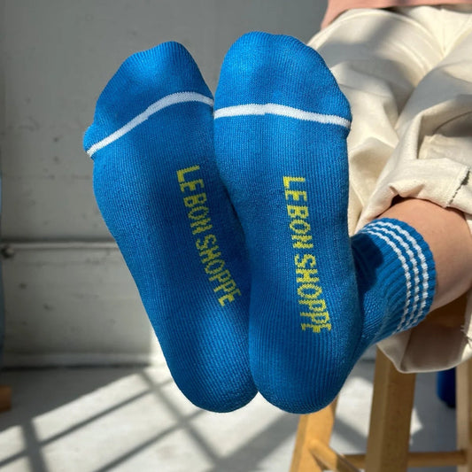 LEBON SHOPPE GIRLFRIEND SOCKS ROYAL BLUE