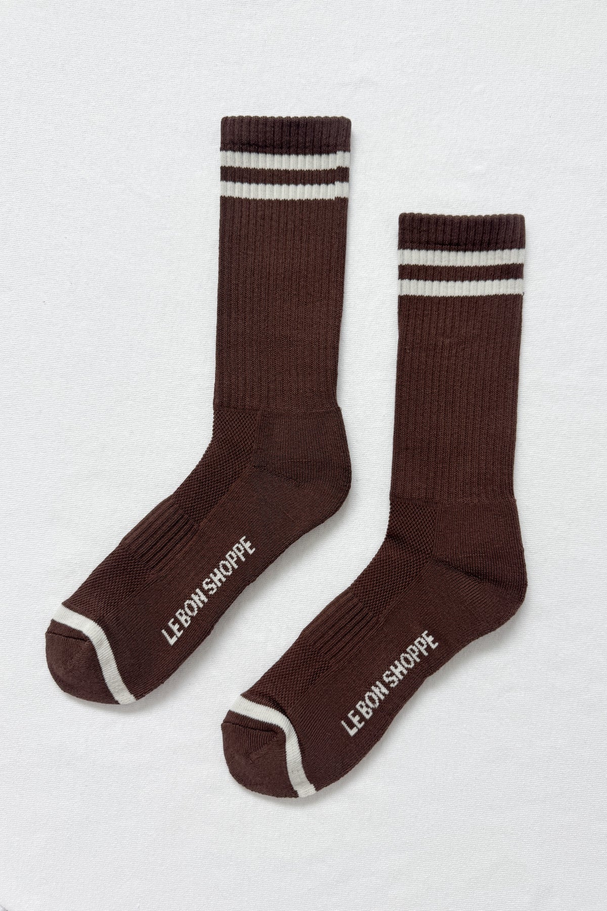 LEBON SHOPPE EXTENDED BOYFRIEND SOCKS WOOD X