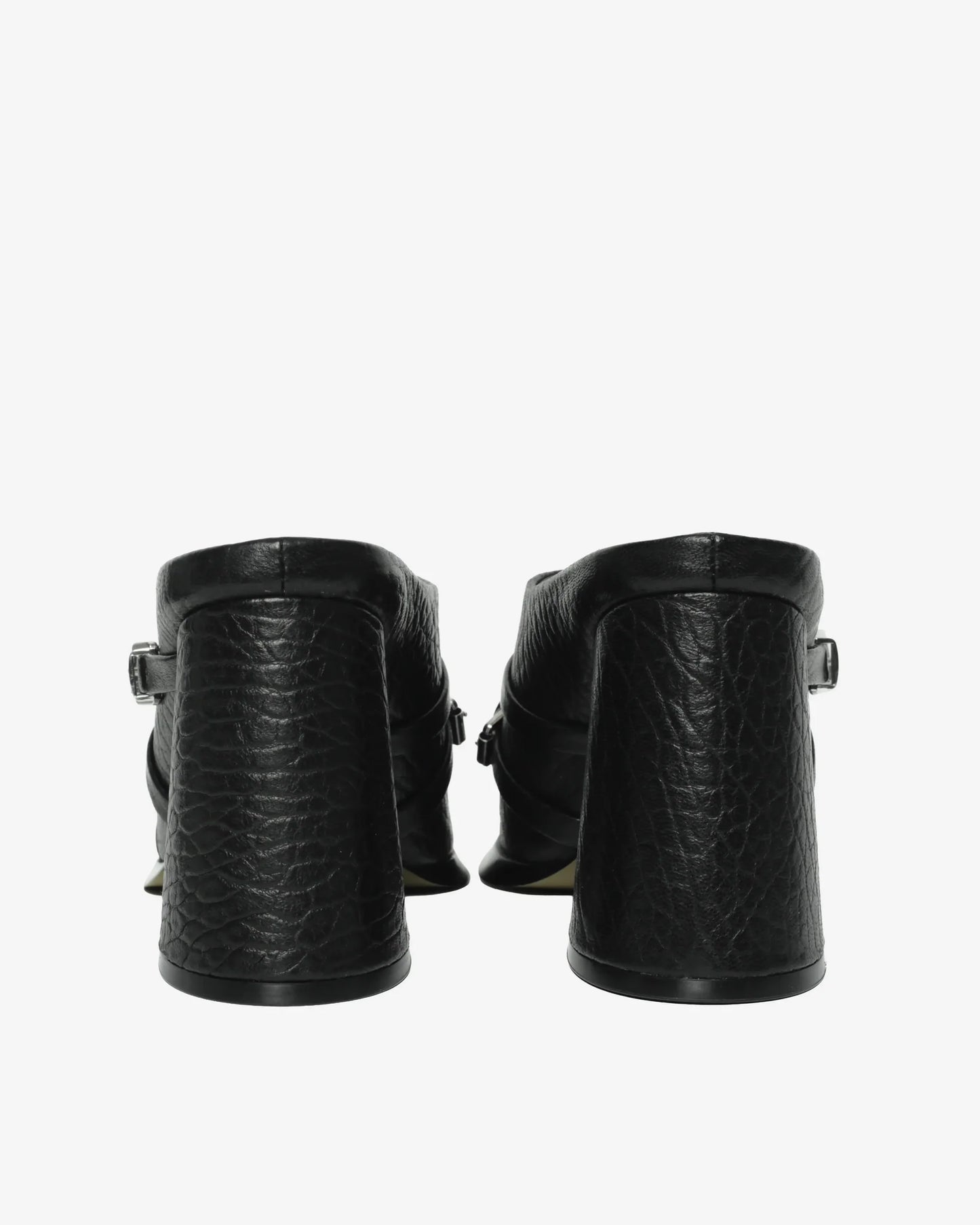 SADI.LOVE JIAH BLACK TUMBLED MULE