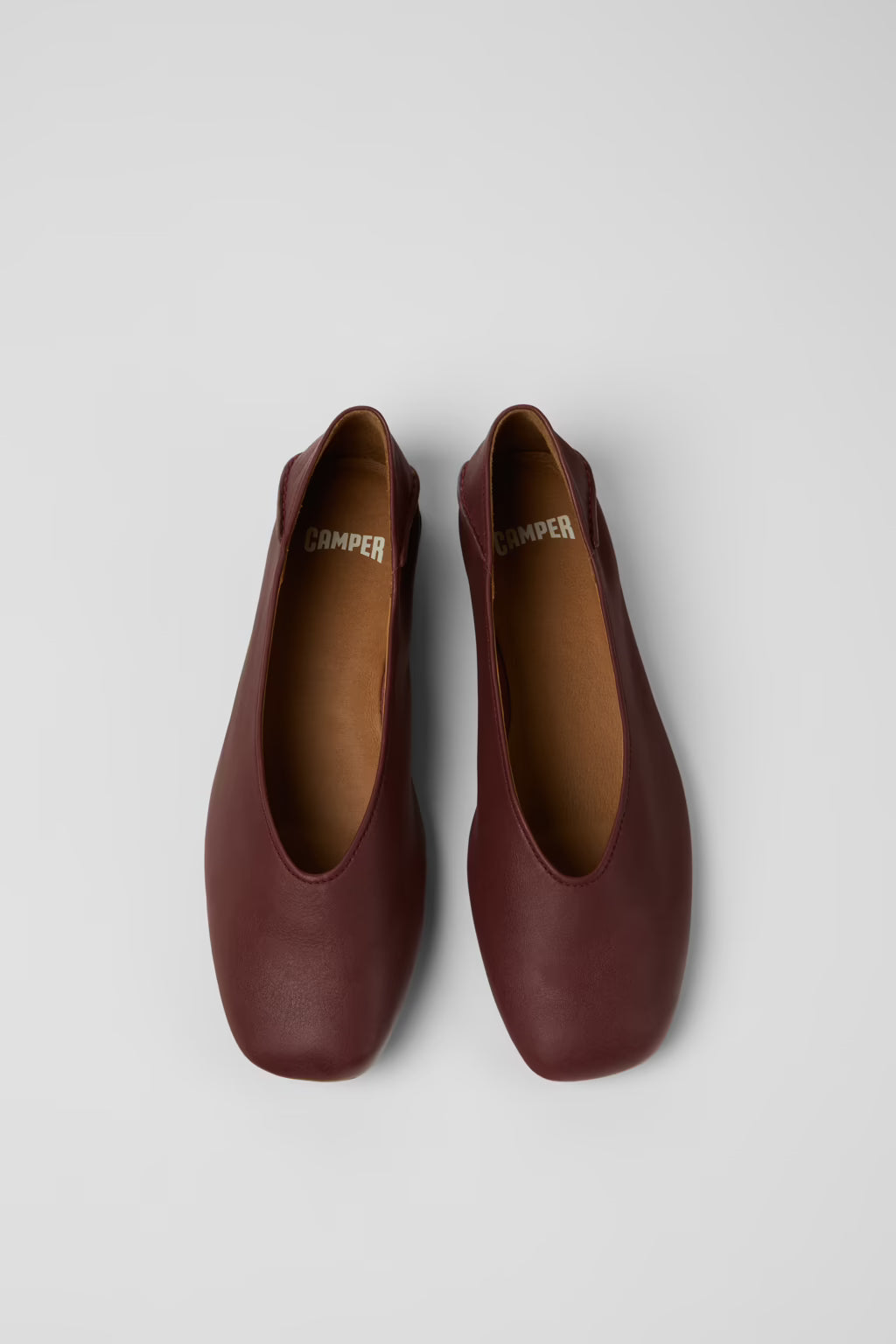 CAMPER CASI MYRA FLAT BURGANDY – Shoe Market NYC