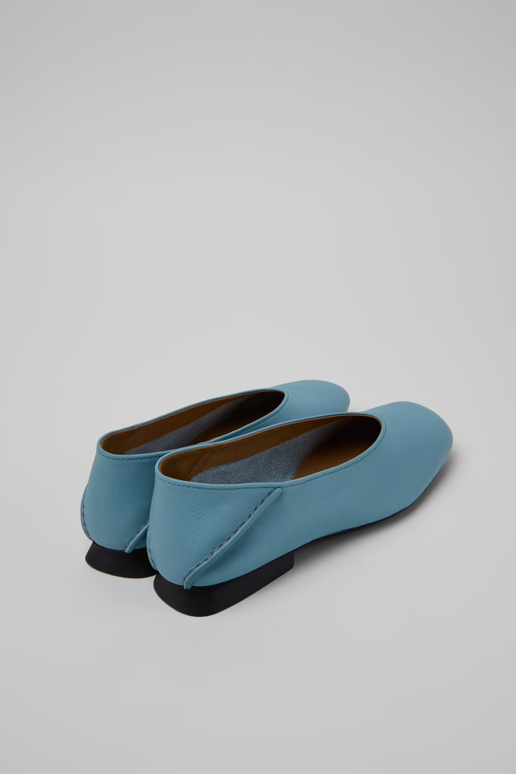 CAMPER CASI MYRA FLAT BLUE LEATHER