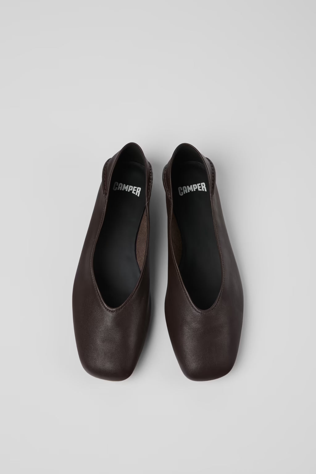 CAMPER CASI MYRA BROWN UMBER FLATS