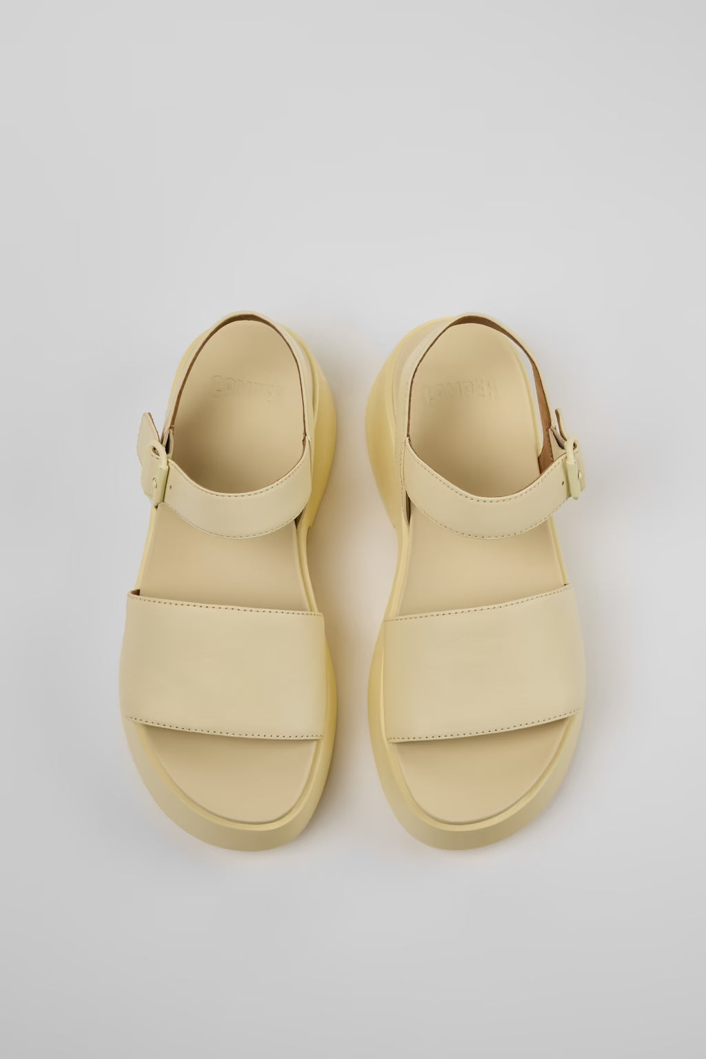 CAMPER TASHA FLATFORM SANDAL BUTTER - Shoe Market NYC