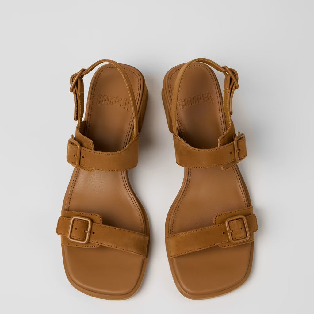 CAMPER KORA BUCKLE SANDAL BROWN - Shoe Market NYC