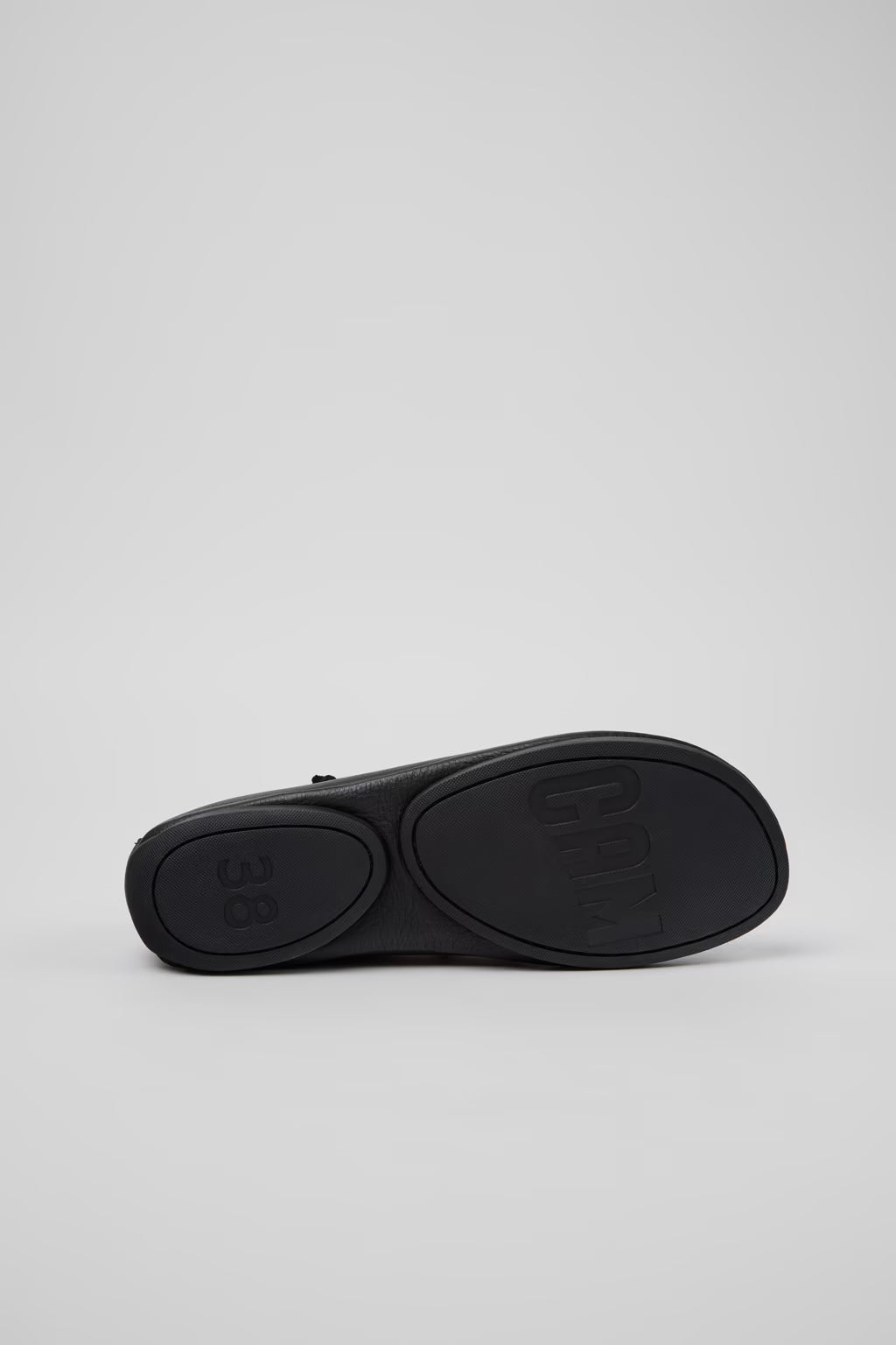 CAMPER RIGHT NINA LACE UP FLATS BLACK