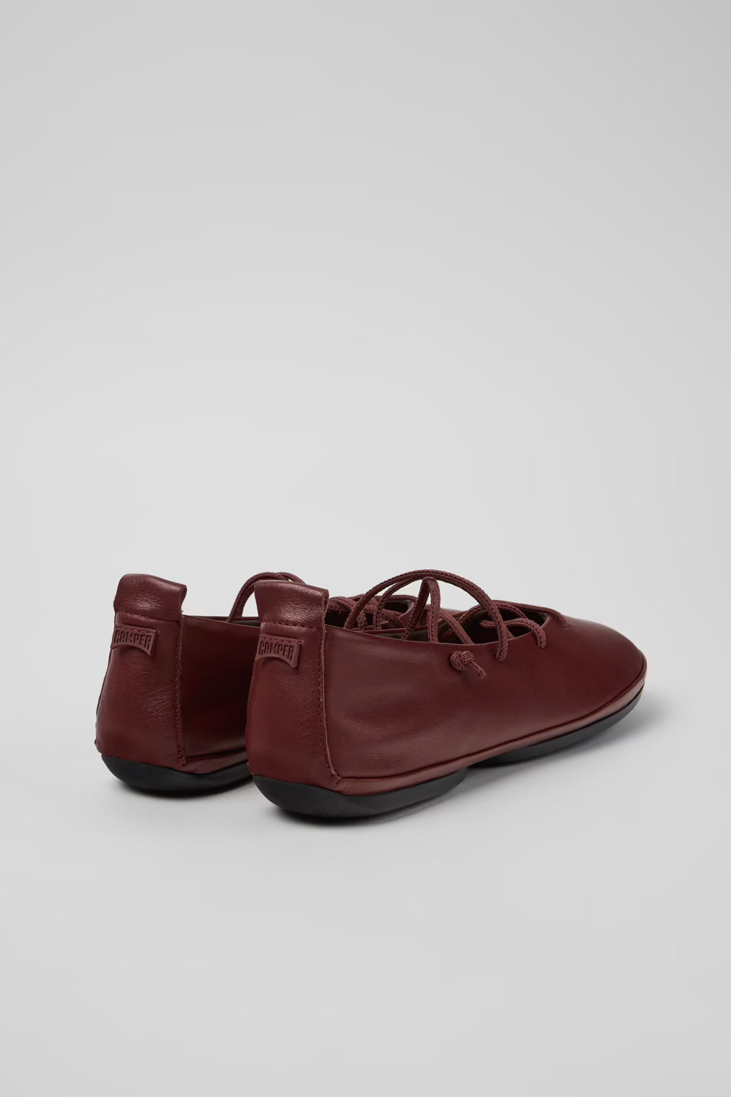CAMPER RIGHT NINA LACE UP DARK RED