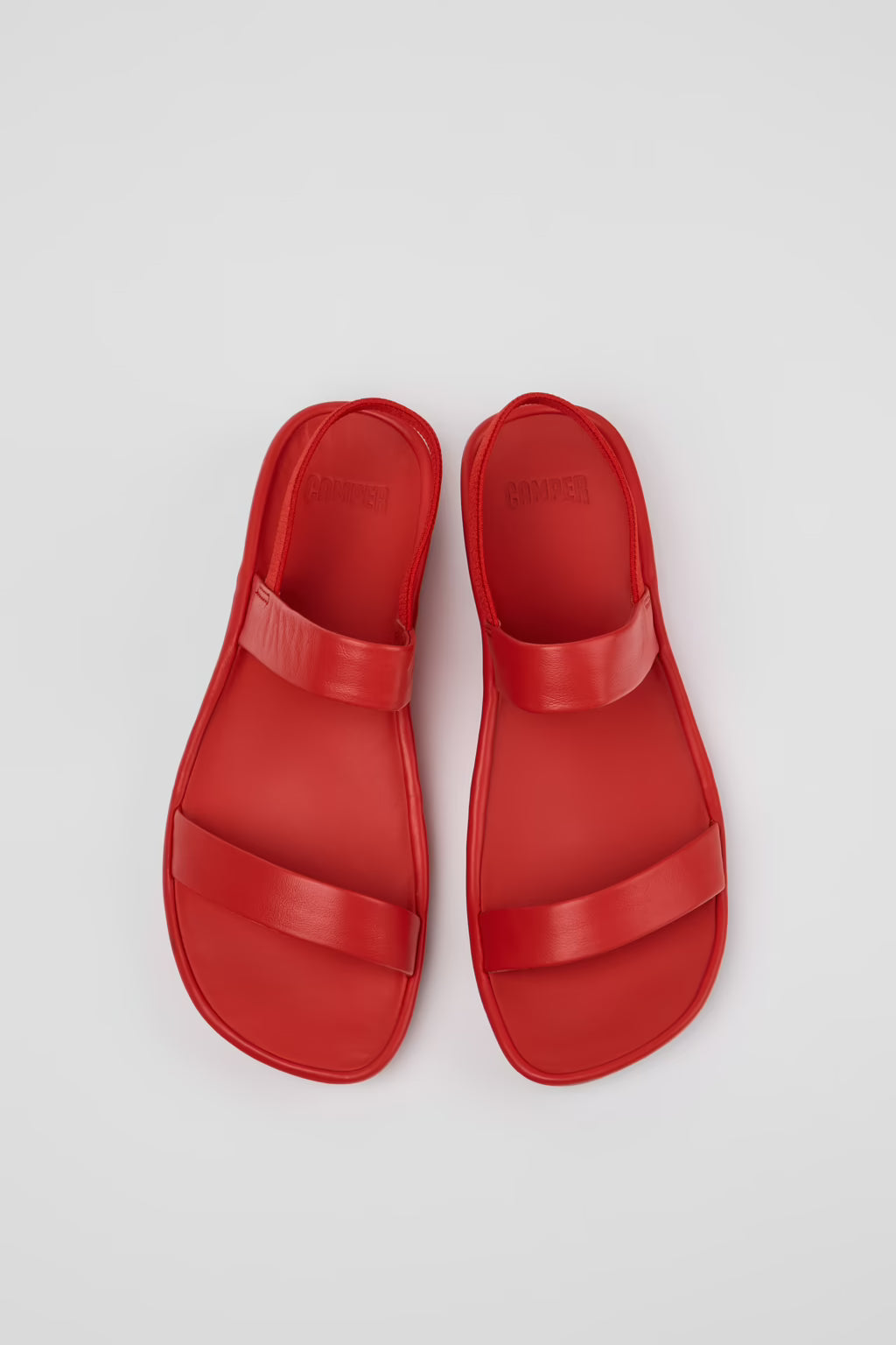 CAMPER RIGHT ISLA SANDALS IN RED - Shoe Market NYC