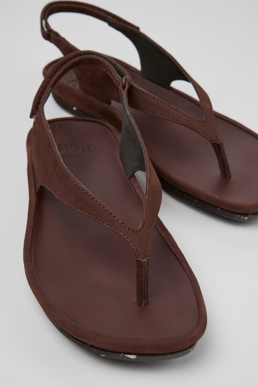 CAMPER RIGHT ISLA THONG BROWN - Shoe Market NYC