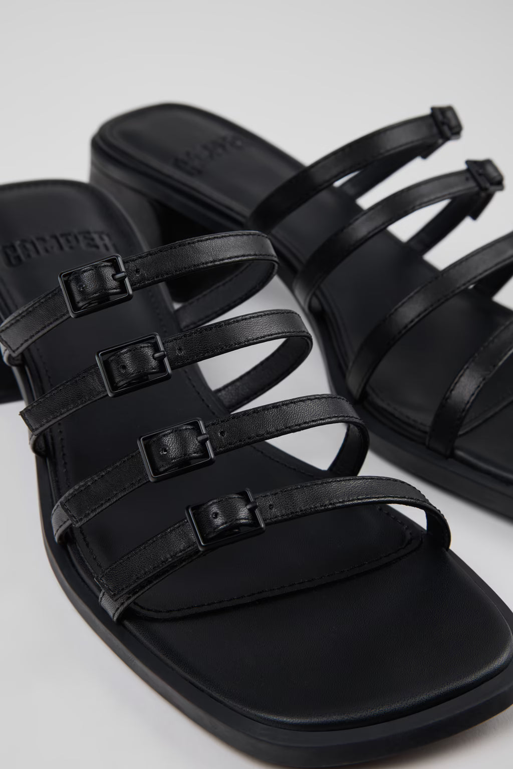 VAGABONG KORA STRAPPY SANDAL BLACK - Shoe Market NYC
