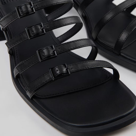 VAGABONG KORA STRAPPY SANDAL BLACK - Shoe Market NYC
