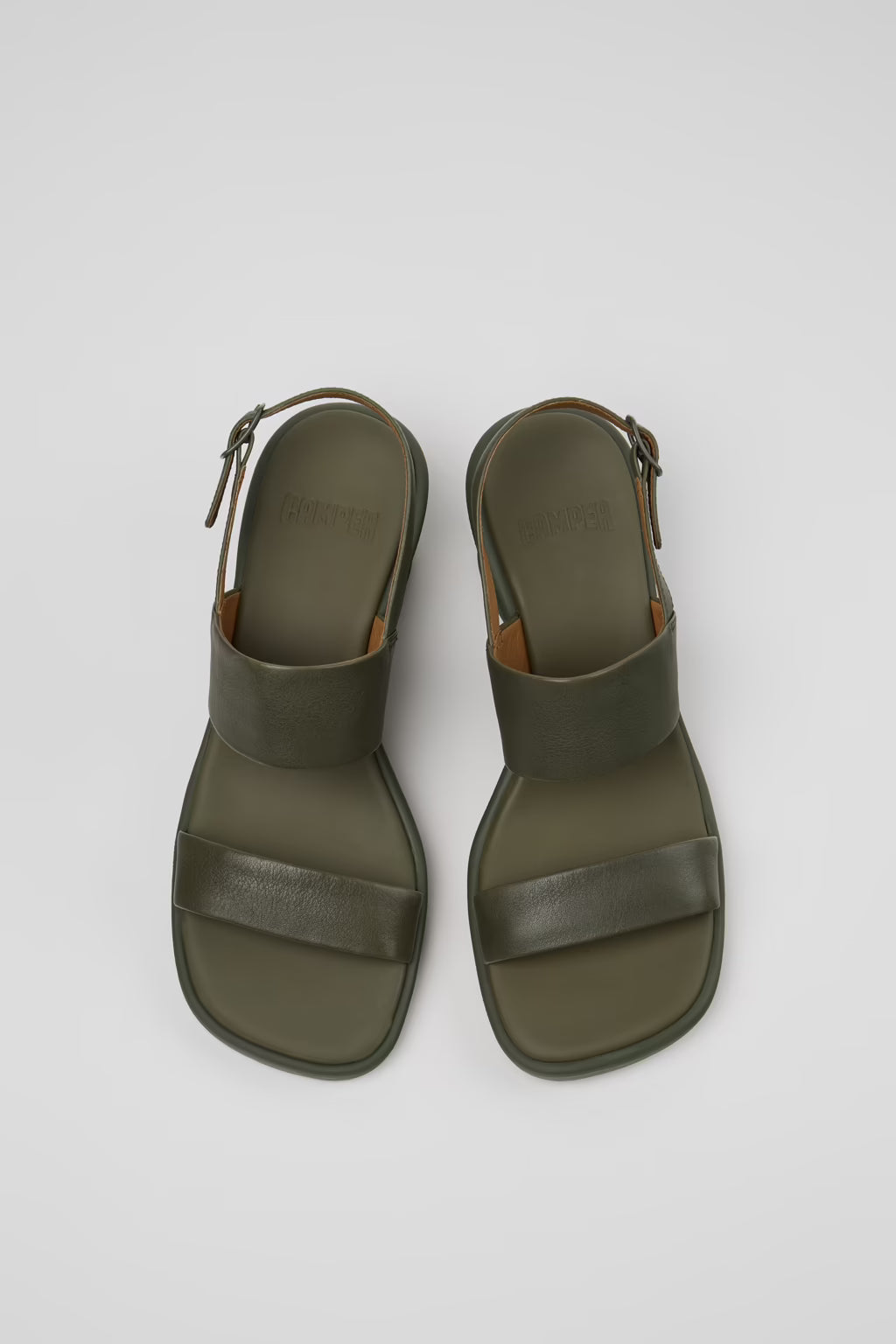 CAMPER LOUISE SLING BACK SANDAL ARMY - Shoe Market NYC