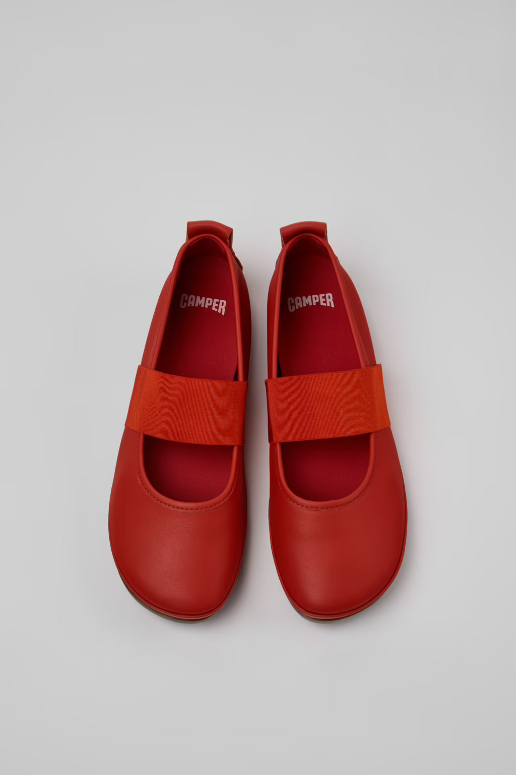 CAMPER RIGHT NINA FLAT HI VAMP ELASTIC RED