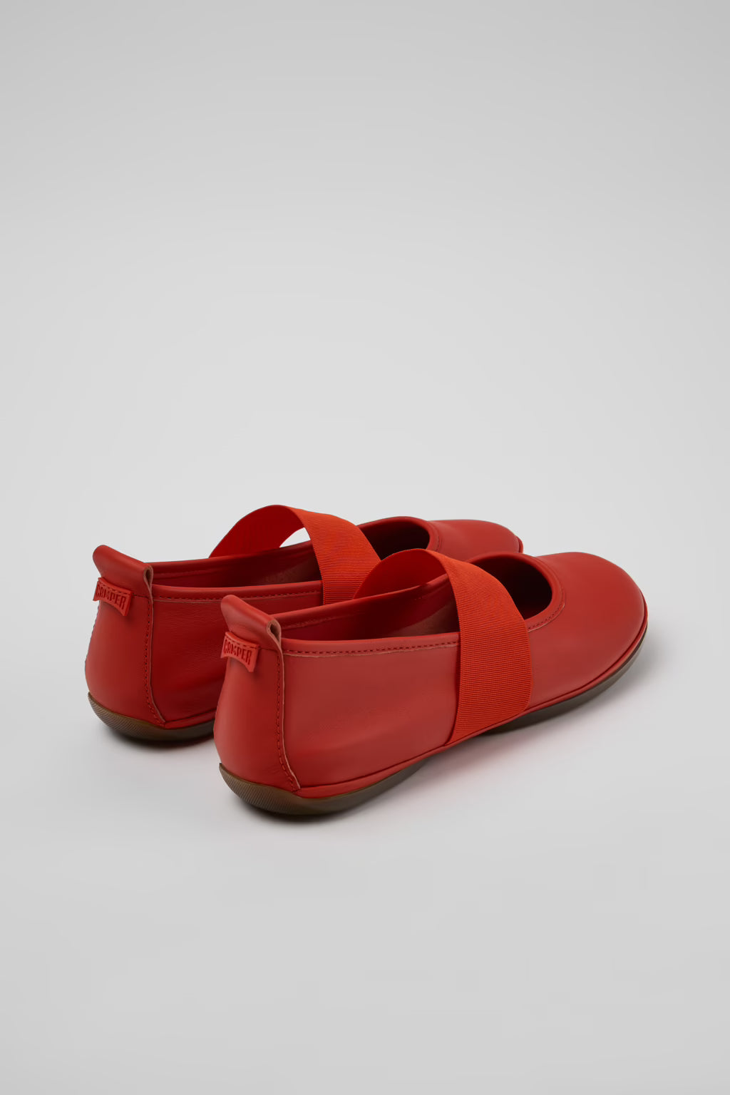 CAMPER RIGHT NINA FLAT HI VAMP ELASTIC RED