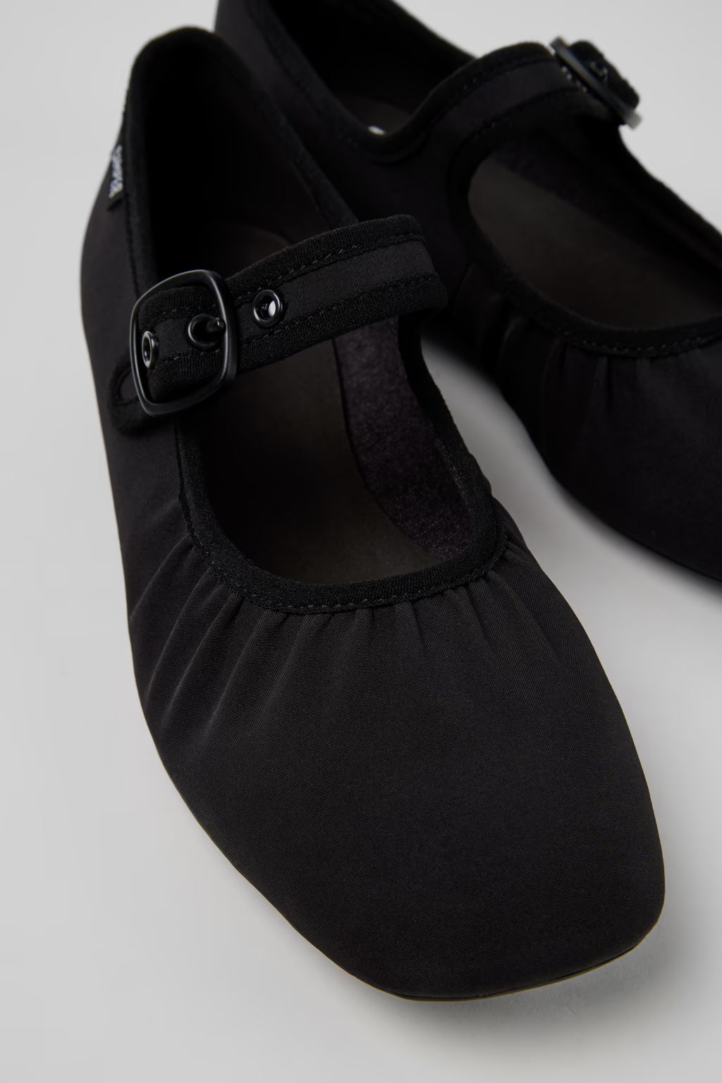 CAMPER CASI MYRA MJ FLAT GATHERED FABRIC BLACK