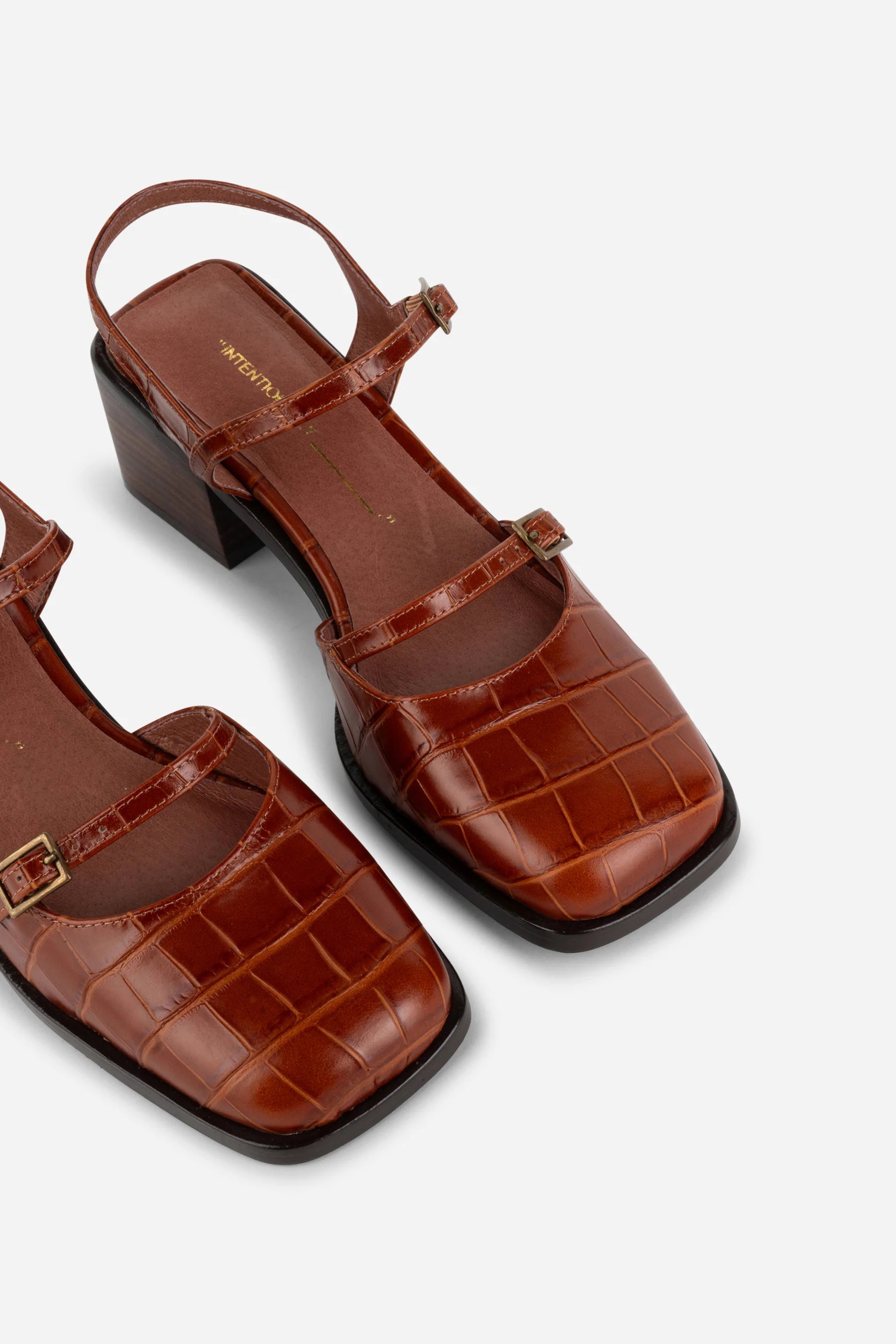 INTENTIONALLY BLANK MITZI COGNAC - Shoe Market NYC