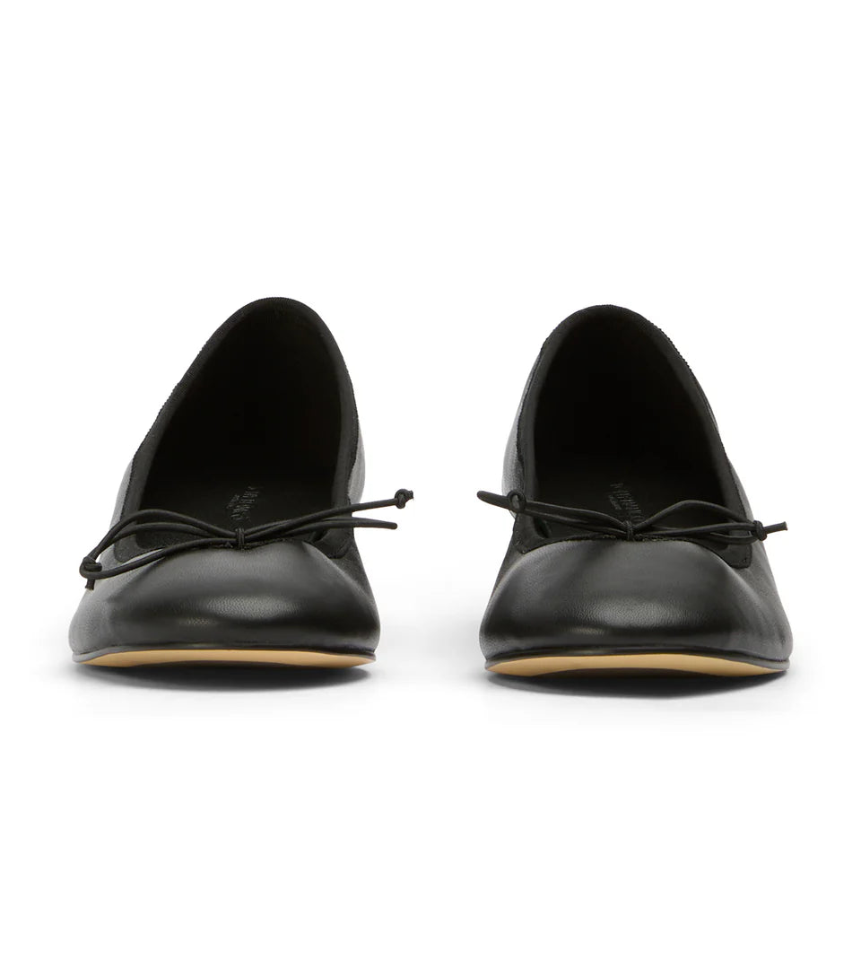 TONY BIANCO MADDIE HEELED BALLET BLACK