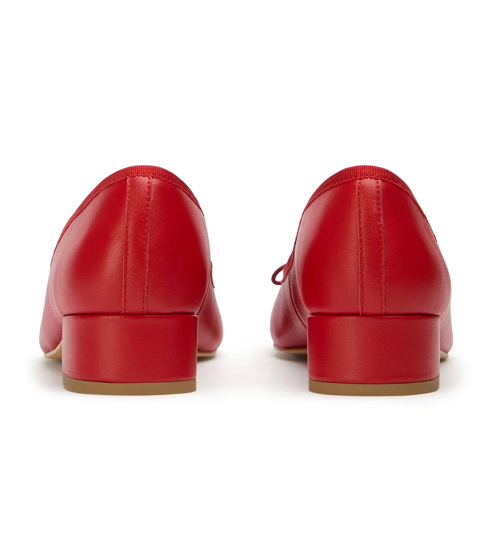 Tony Bianco Maddi Heeled Ballet in Red