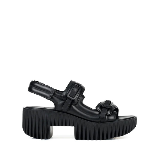 4CCCCEES PLIA KIKO SANDALS IN BLACK - Shoe Market NYC