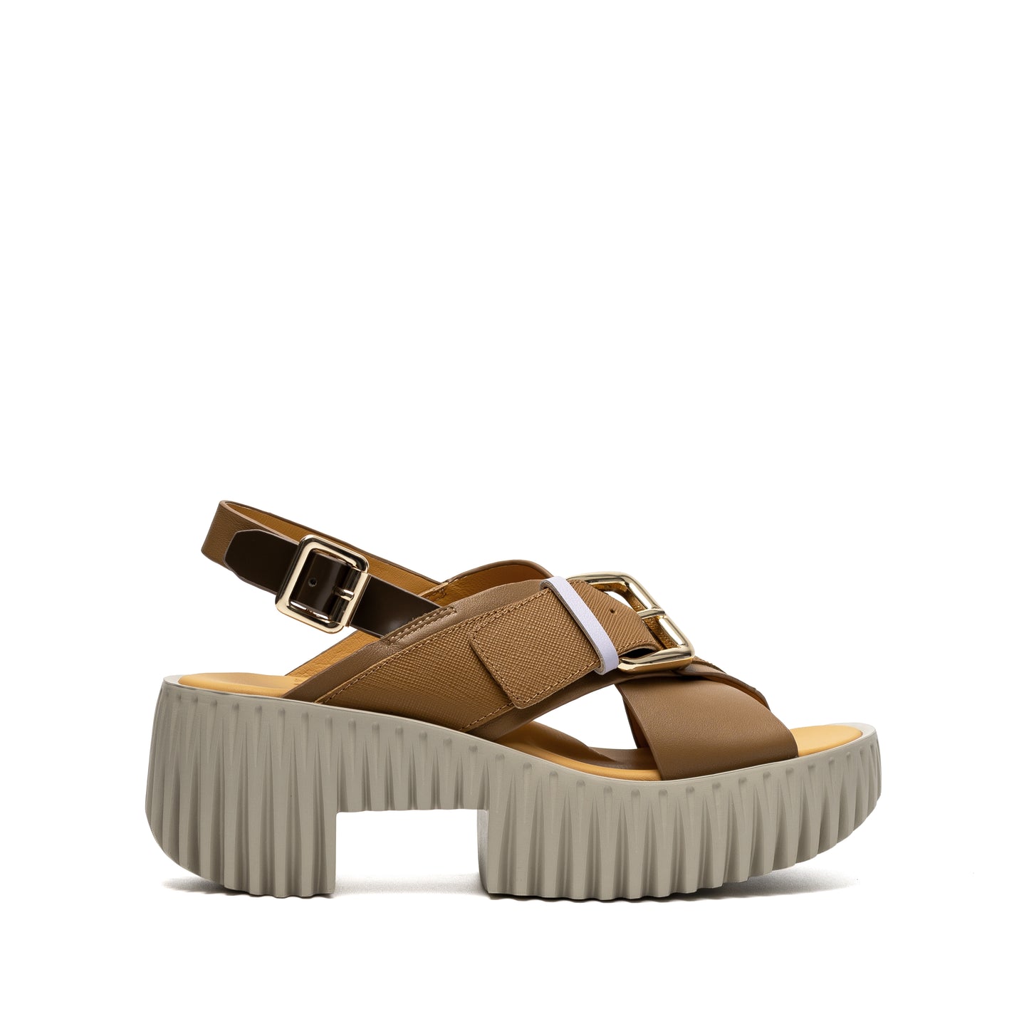 4CCCCEES PLIA JUNO SANDALS IN TAUPE