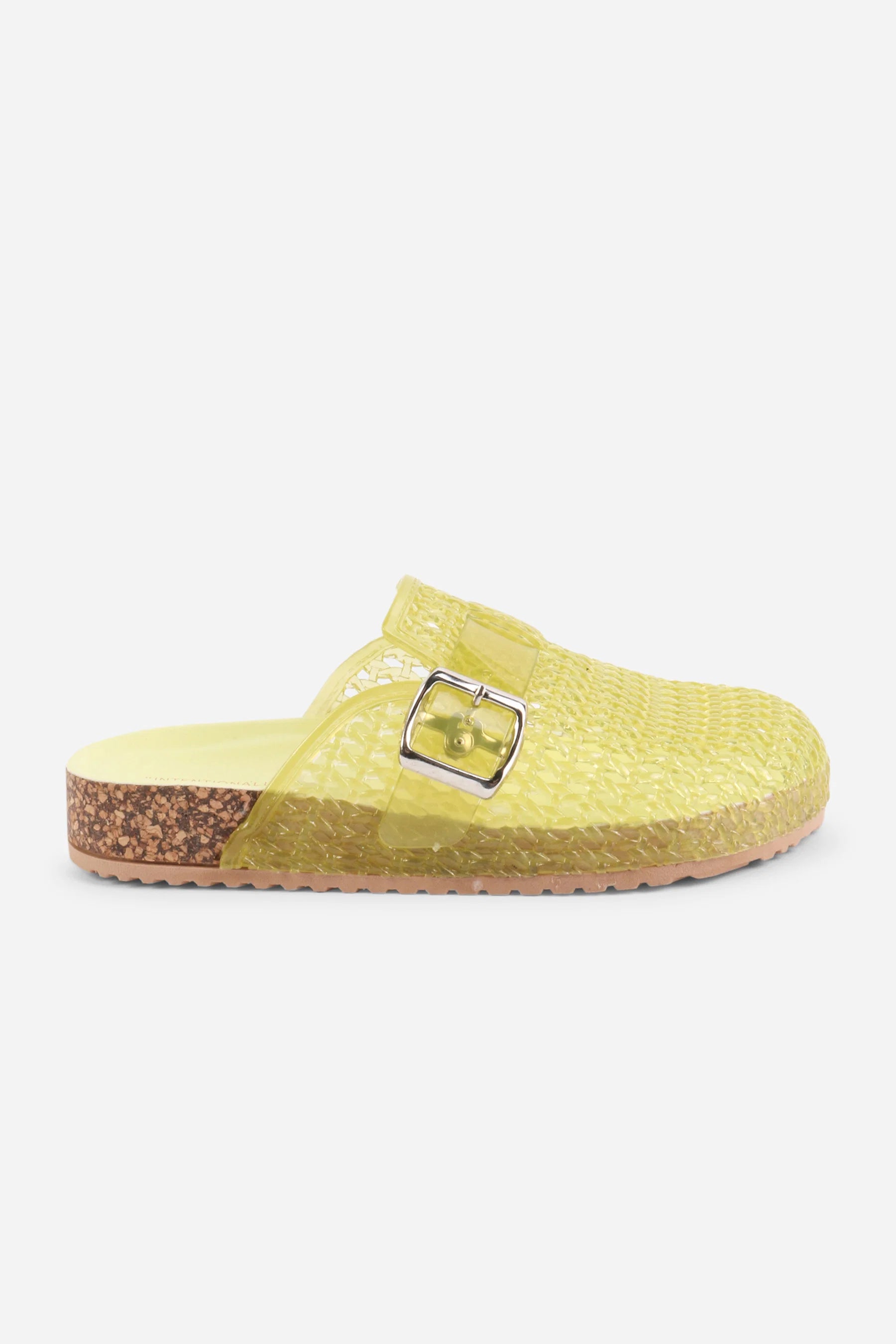 INTENTIONALLY BLANK SETH CORK SLIDE IN MELON - Shoe Market NYC
