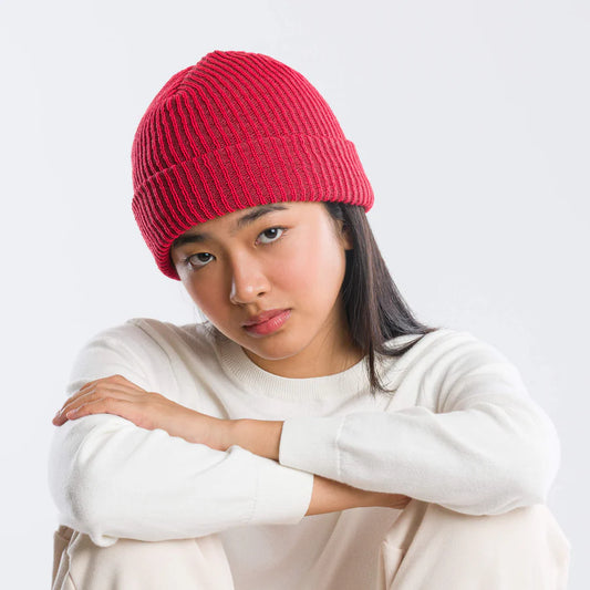 VERLOOP SIMPLE RIB KNIT BEANIE