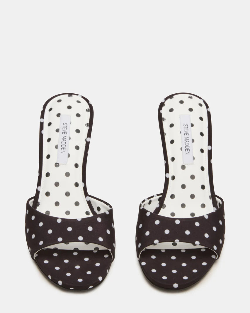 STEVE MADDEN KENDRIX-BLACK/WHITE