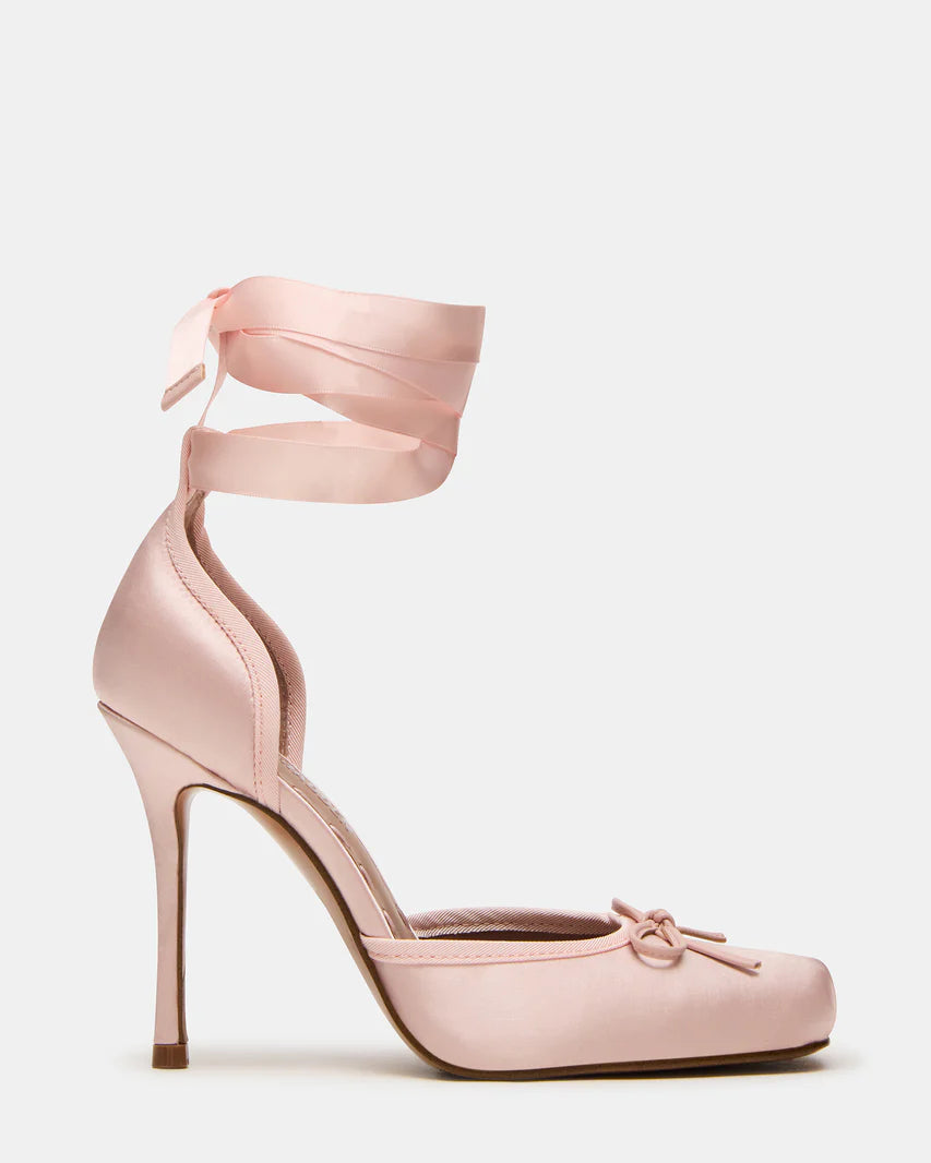 STEVE MADDEN LARINA HIGH HEEL BALLET - PINK
