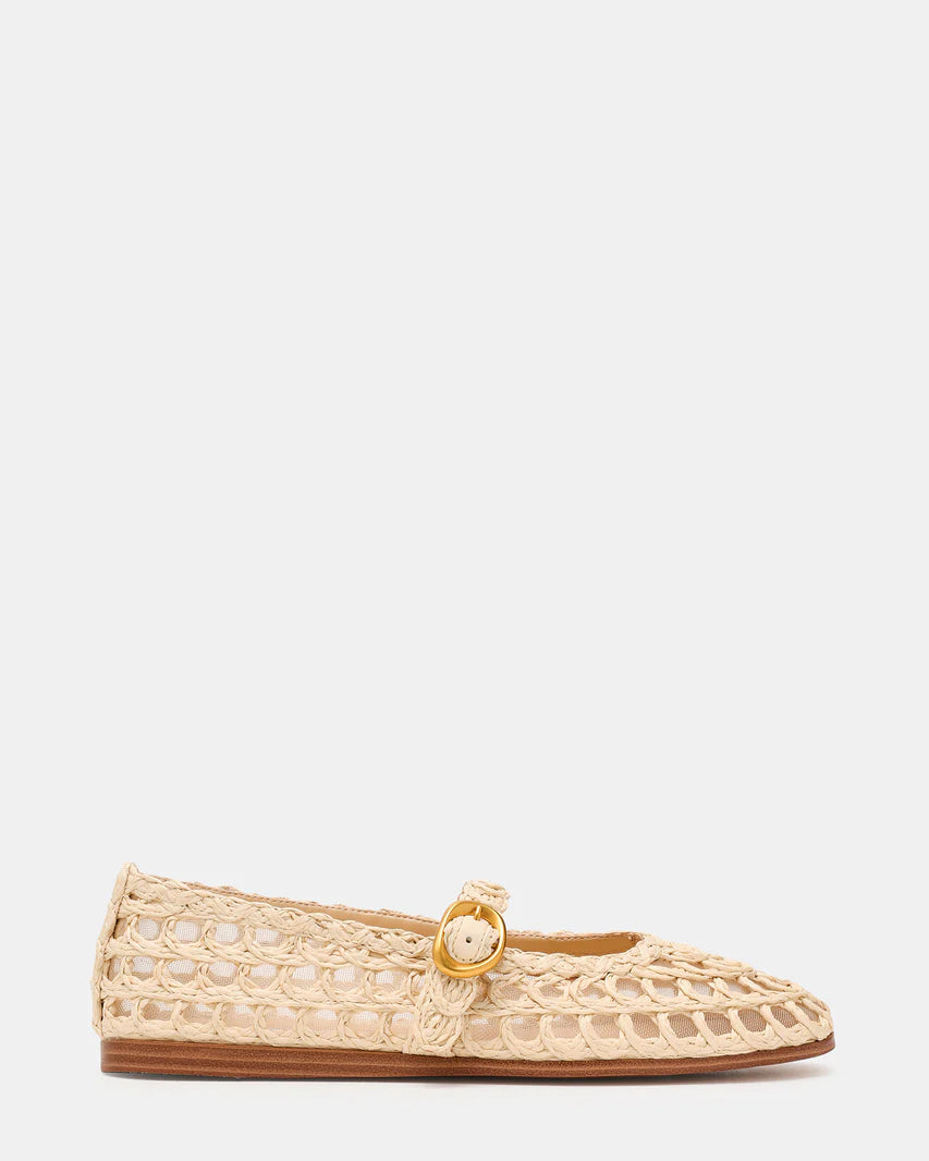 STEVE MADDEN MELODY-NATURAL MJ FLATS