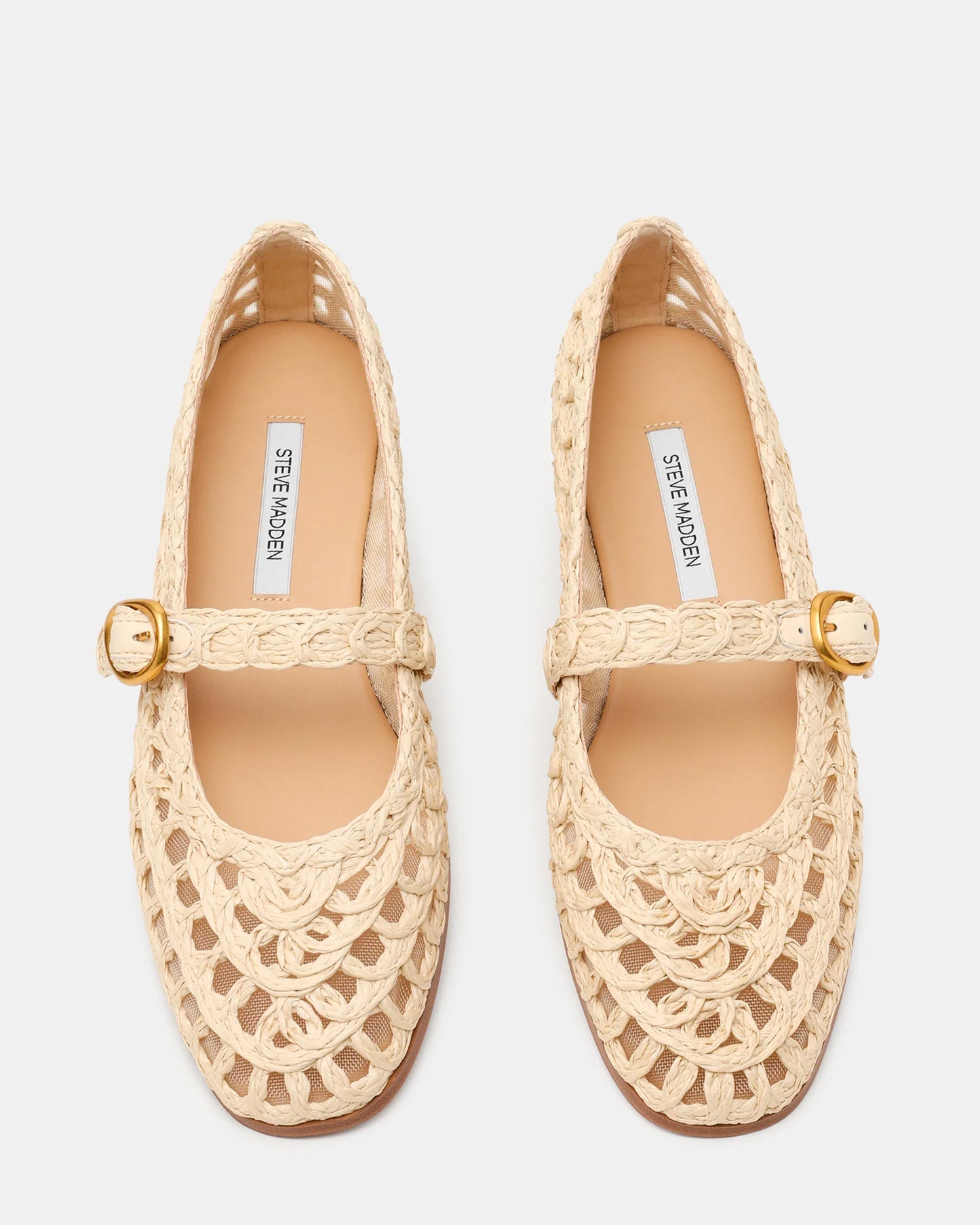 STEVE MADDEN MELODY-NATURAL MJ FLATS
