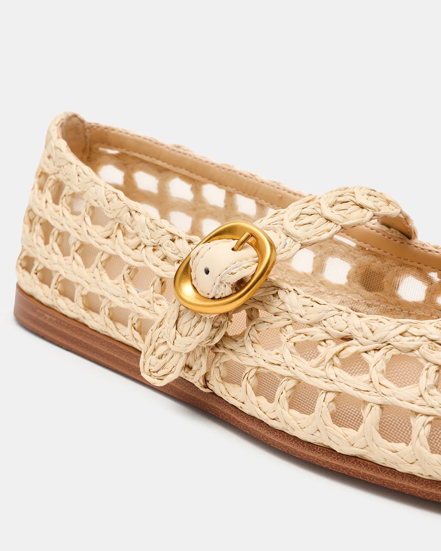 STEVE MADDEN MELODY-NATURAL MJ FLATS