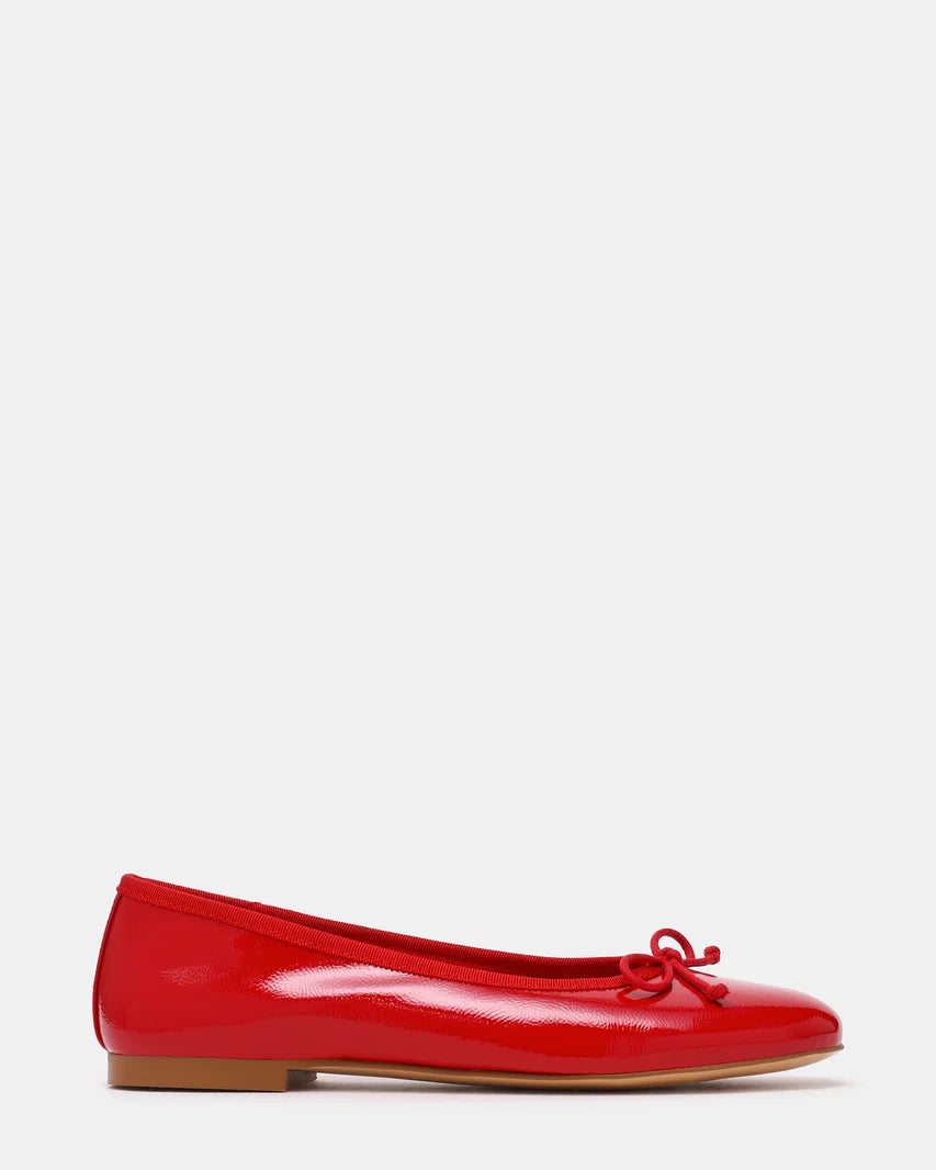 STEVE MADDEN SELMA-RED PATENT