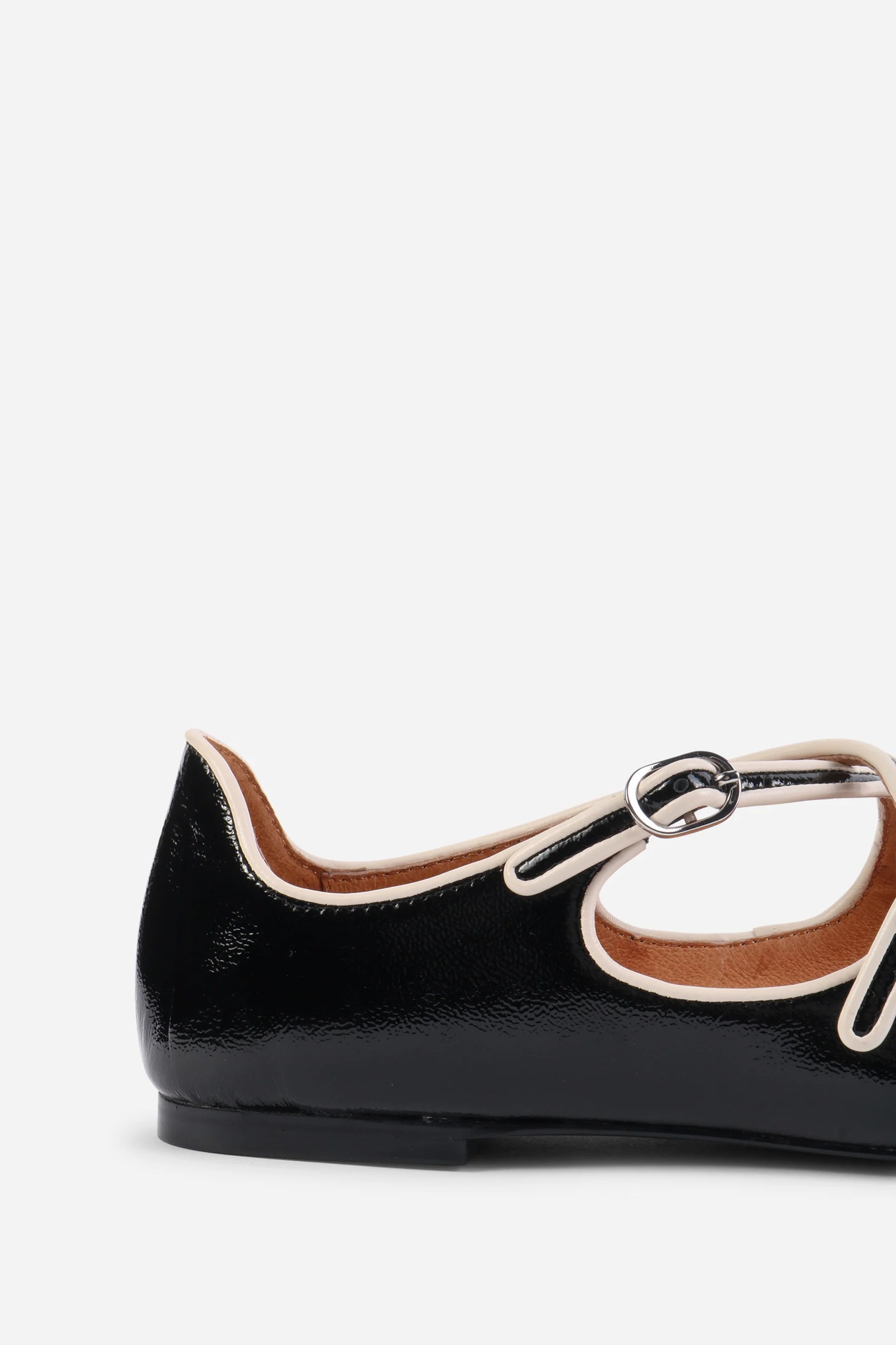 INTENTIONALLY BLANK VANDAM BALLET FLAT BLACK - Shoe Market NYC