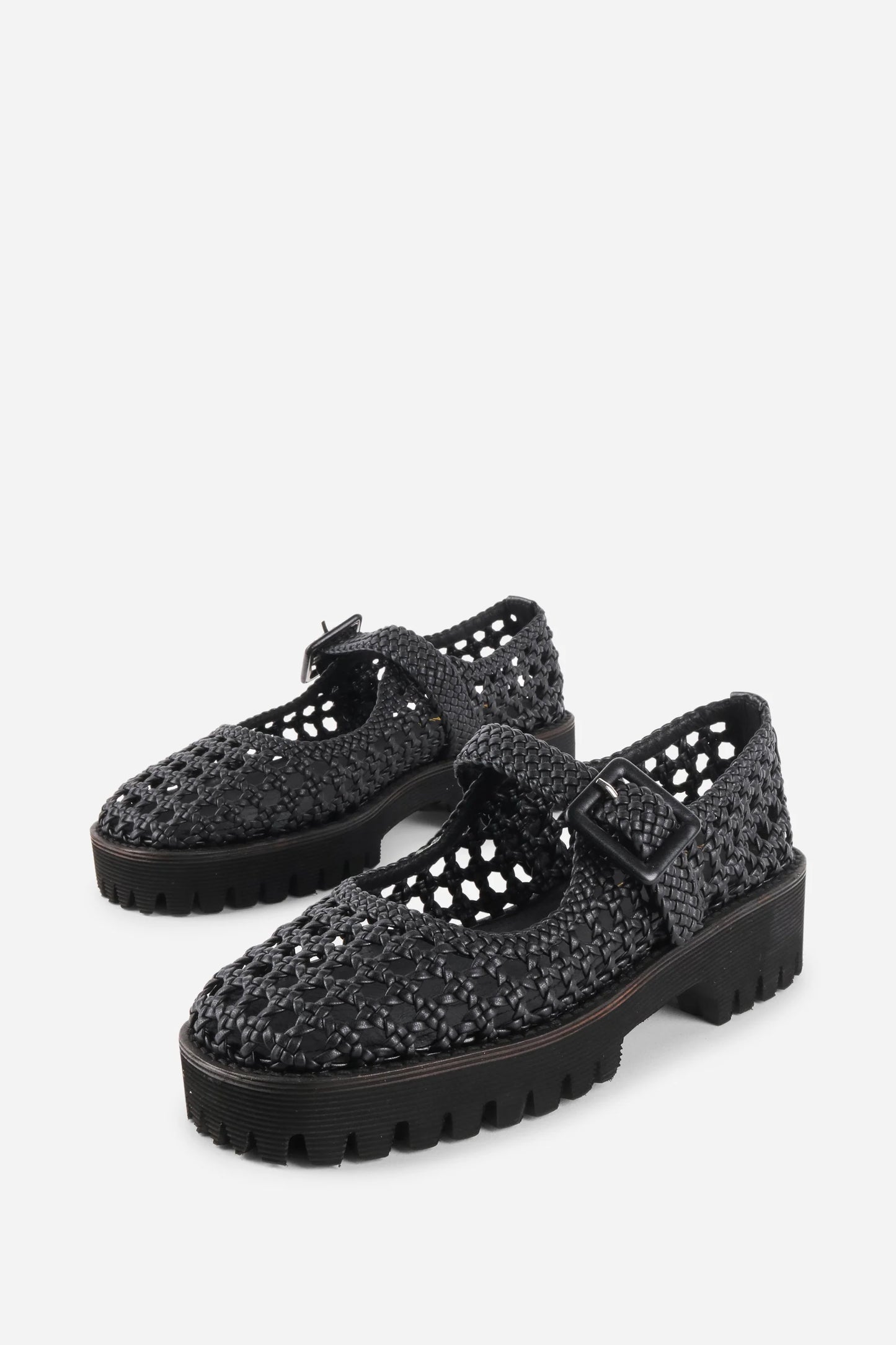 INTENTIONALLY BLANK VERONIQUE WOVEN MARY JANE - Shoe Market NYC