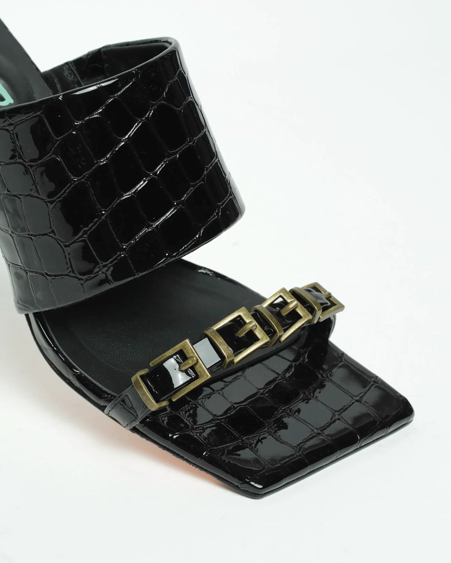 SADI.LOVE YOOMI BLACK CROC SANDAL