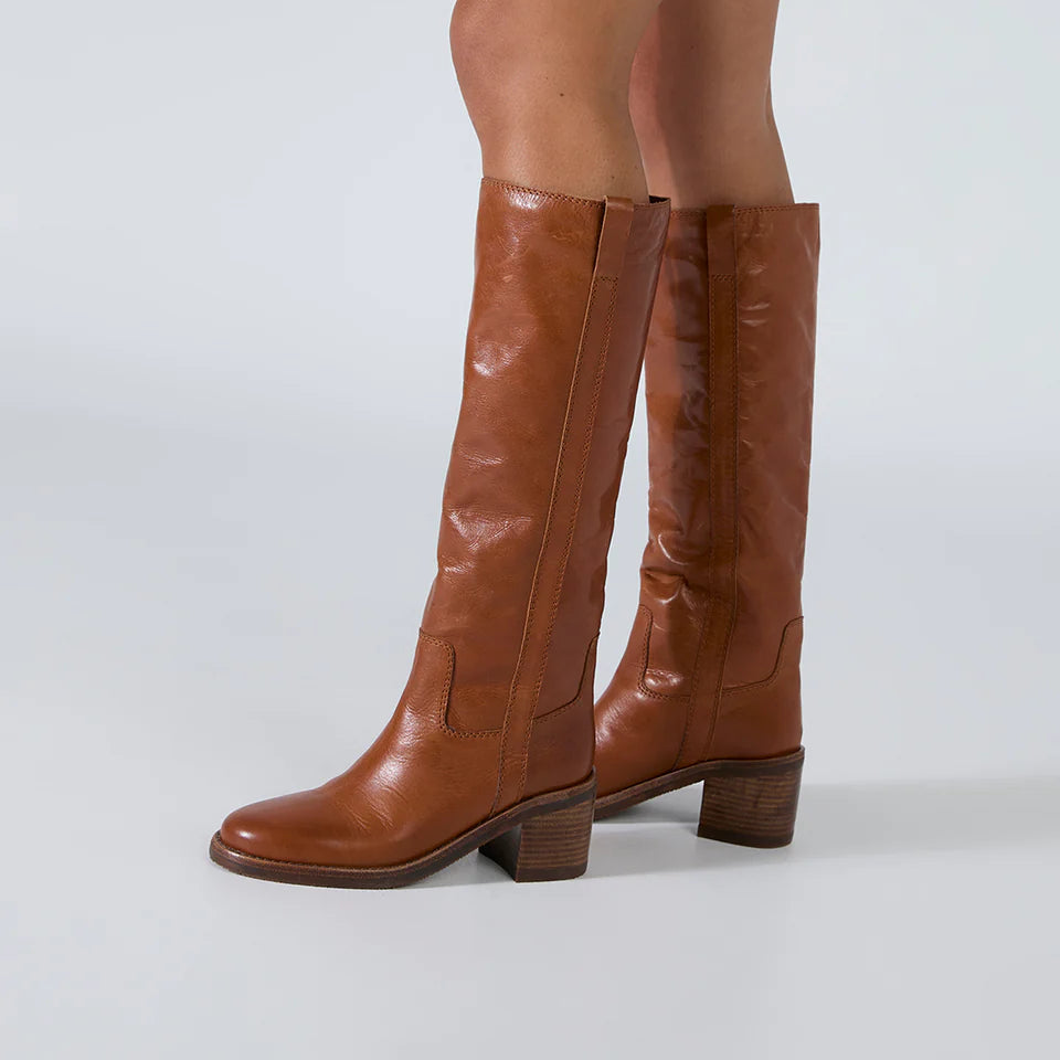 TONY BIANCO APACHE BOOTS IN TAN LEATHER