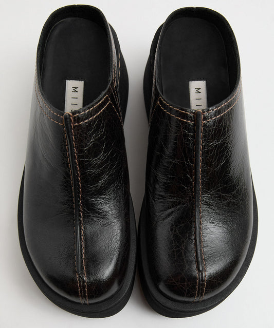MIISTA Mego Shinny Testa Mules - Shoe Market NYC