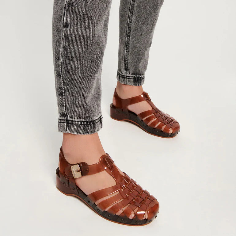 MELISSA POSSESSION PESCURA SCHOLL CLEAR BROWN