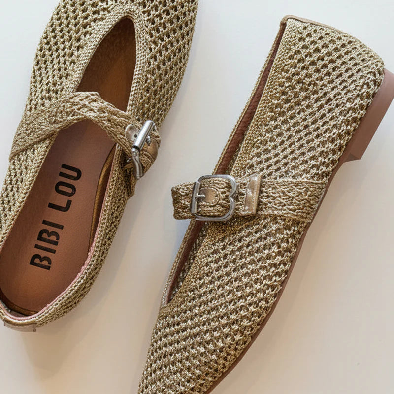 BIBI LOU ELANI MJ-PLATA BALLERINAS