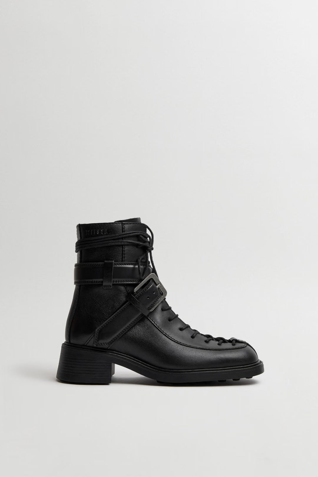 MIISTA Licia Black Lace Ankle Boots