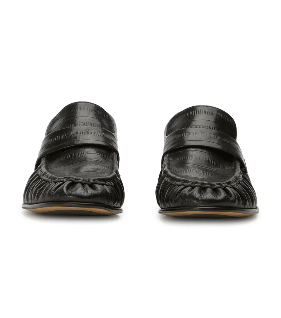 TONY BIANCO GATSBY LOAFERS BLACK ANGUILLE