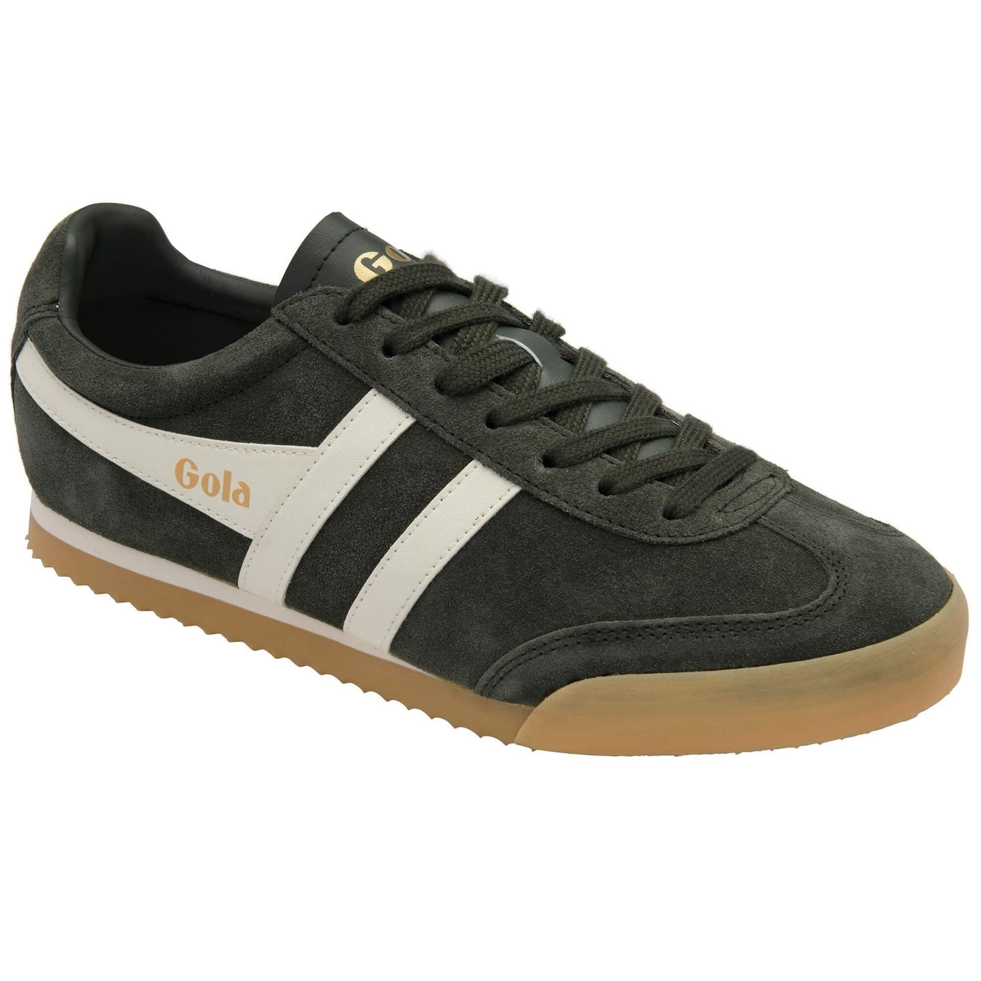 GOLA MEN'S APOLLO SNEAKERS DARK KHAKI WHITE GUM - Shoe Market NYC