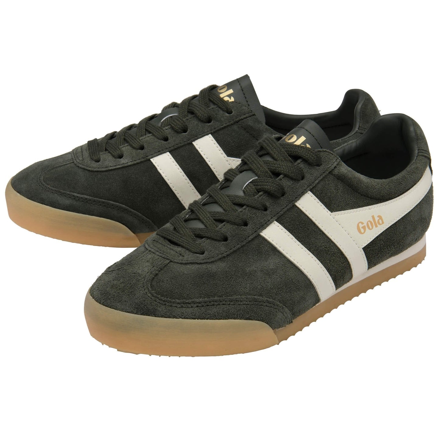 GOLA MEN'S APOLLO SNEAKERS DARK KHAKI WHITE GUM - Shoe Market NYC