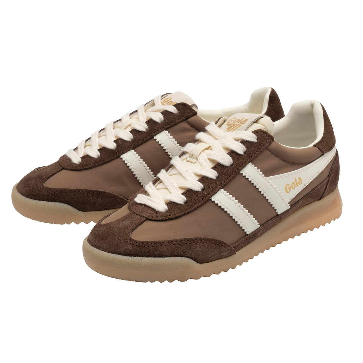 GOLA WOMEN'S FIREFLY SNEAKERS OTTER/DK BROWN/ OW