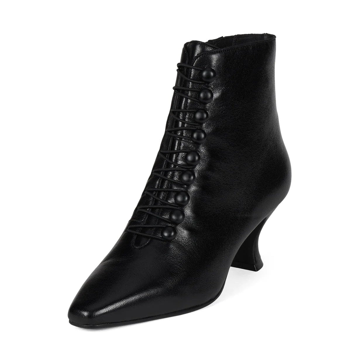 HEFFREY CAMPBELL HEATHCLIFF BLACK LEATHER