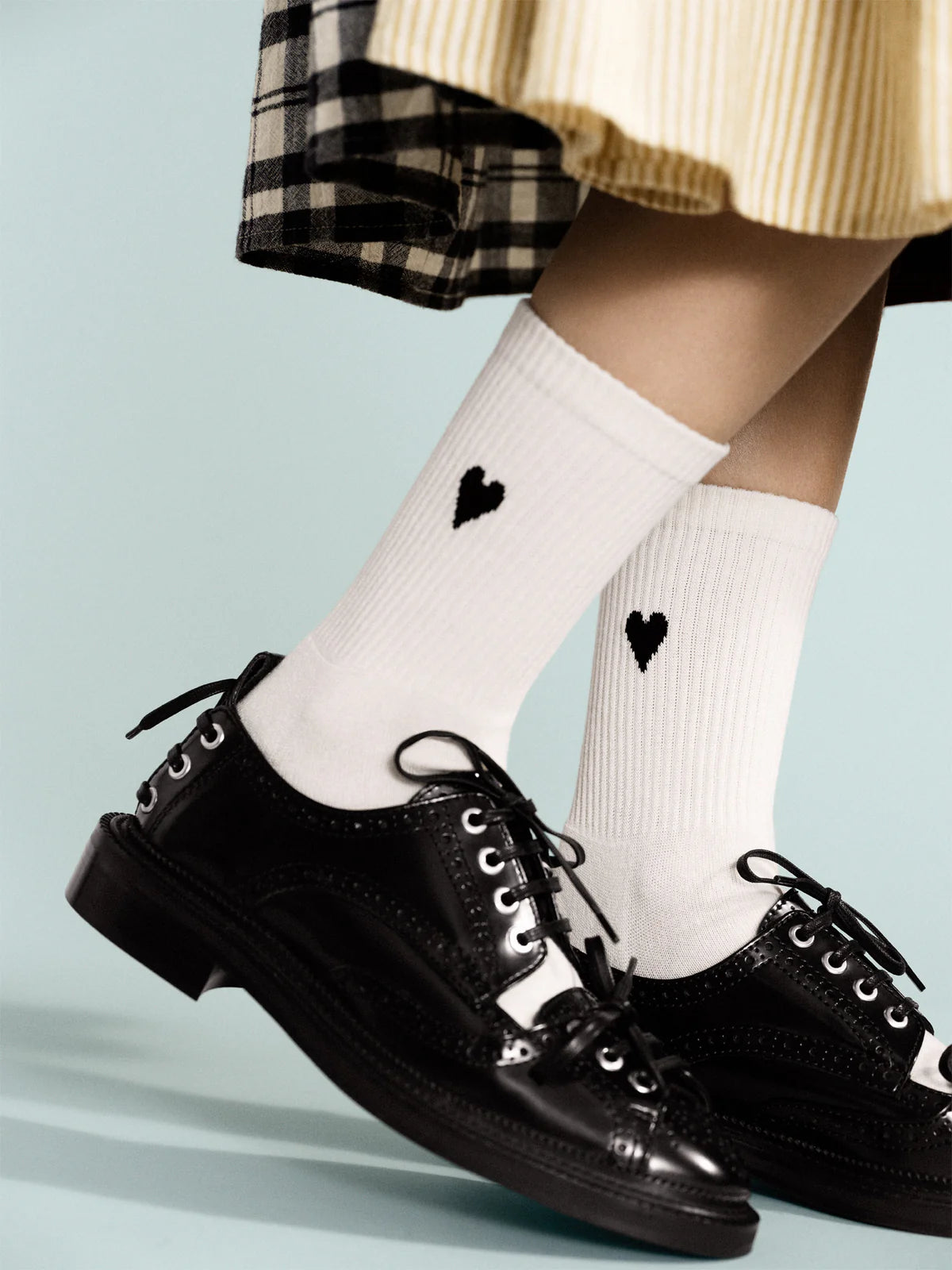 HANSEL HEART SPORTY CREW BLACK