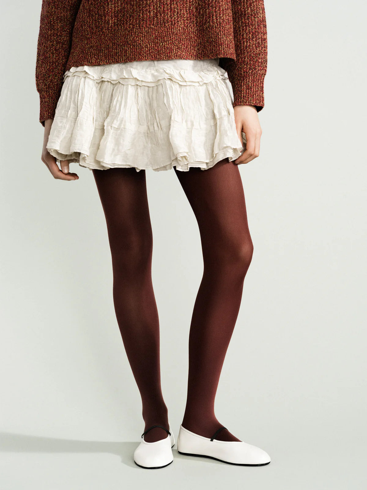 HANSEL OPAQUE TIGHT CHOC BROWN